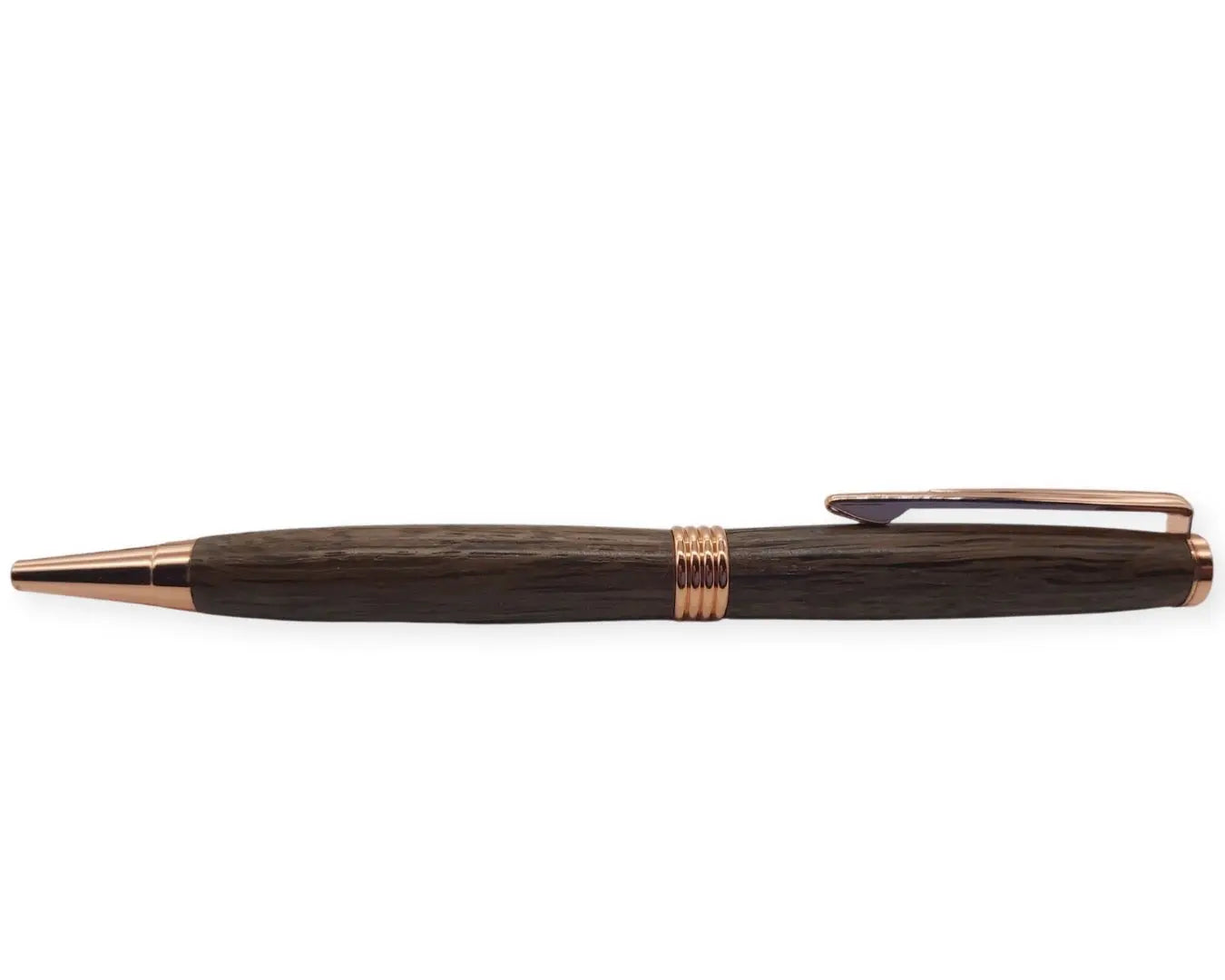 Ballpoint pen in Ancient English Bog Oak DevonPens