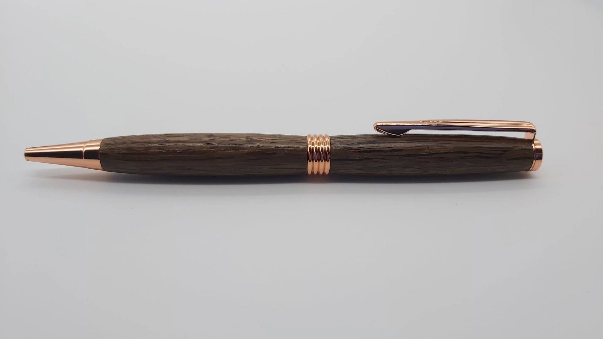 Ballpoint pen in Ancient English Bog Oak DevonPens