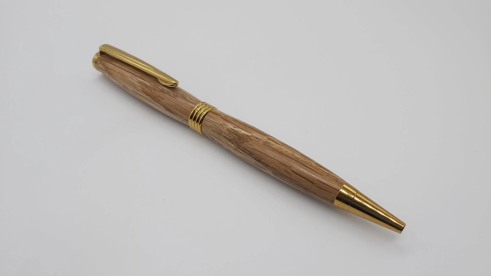 Ballpoint pen in Holm Oak from Thomas Hardy's House, Max gate DevonPens