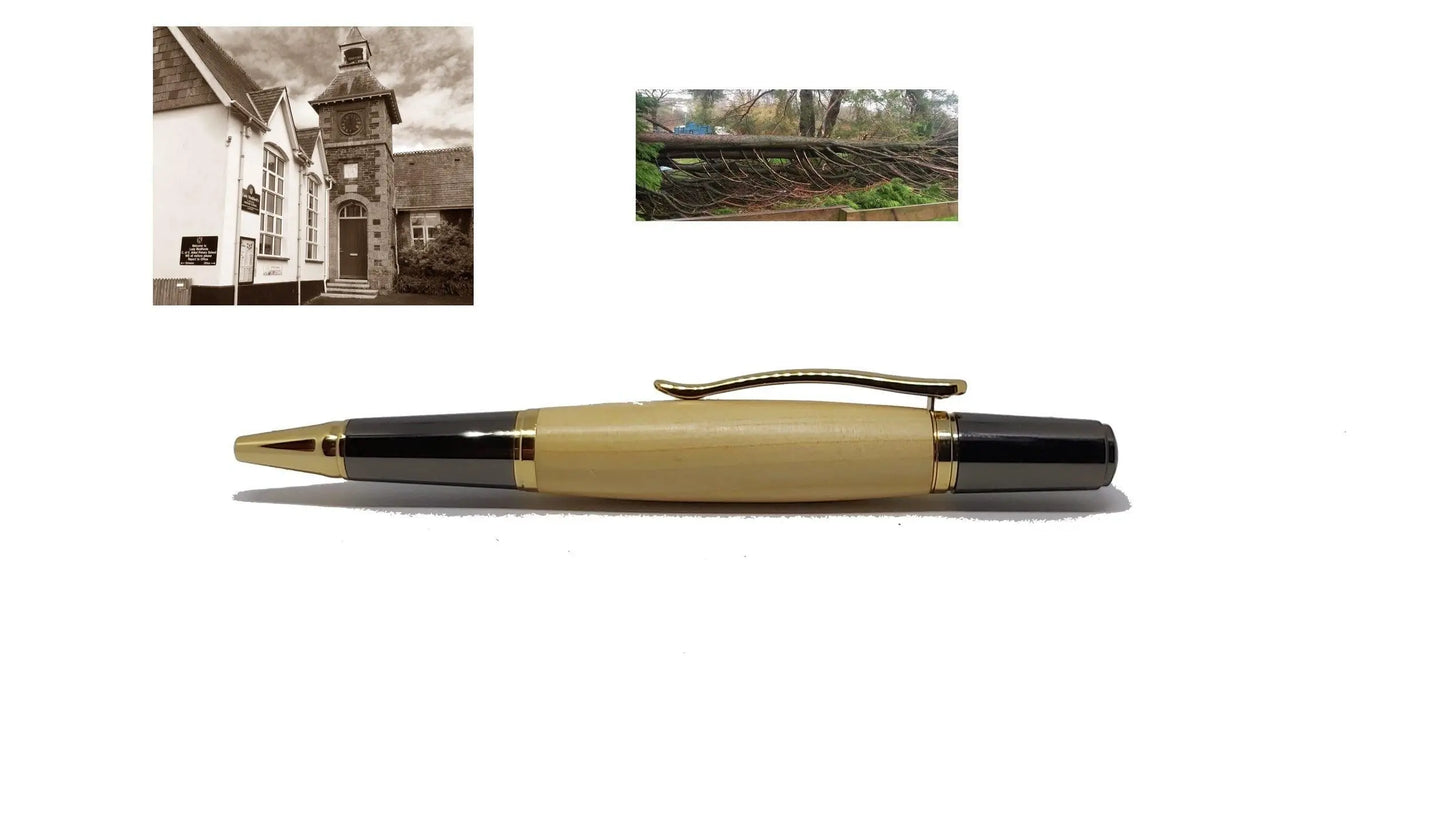 Ballpoint pen in Lawson Cypress from Lady Modiford's School DevonPens