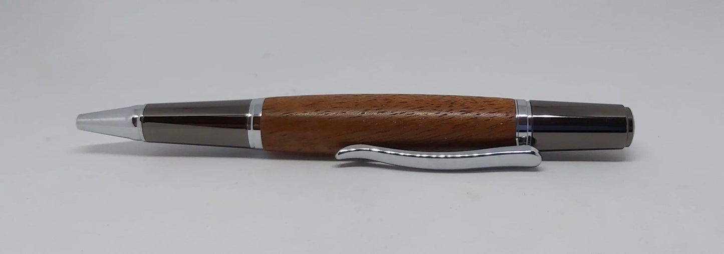 Ballpoint pen in Mahogany from a 1950 Railway Coach. Unique Railway gift idea. DevonPens