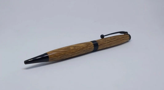 Ballpoint pen in Oak from Saltram House Plymouth DevonPens