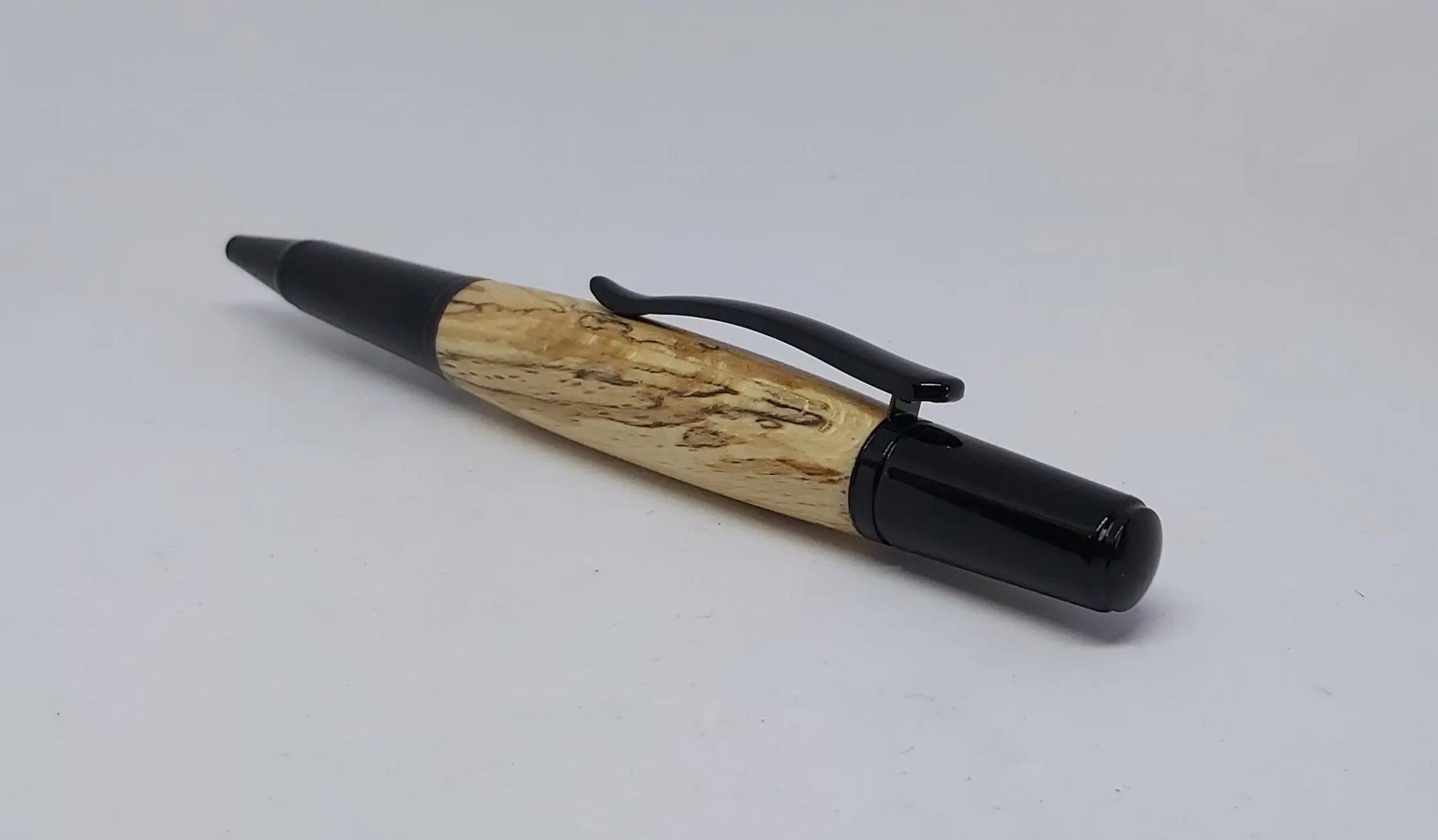 Ballpoint pen in Spalted Beech from Buckland Abbey DevonPens