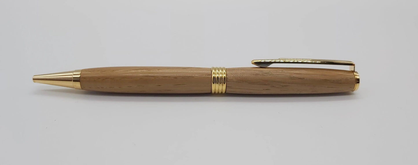 Ballpoint pen in Sweet Chestnut from Buckland Abbey DevonPens