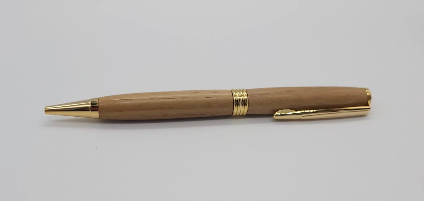 Ballpoint pen in Sweet Chestnut from Buckland Abbey DevonPens