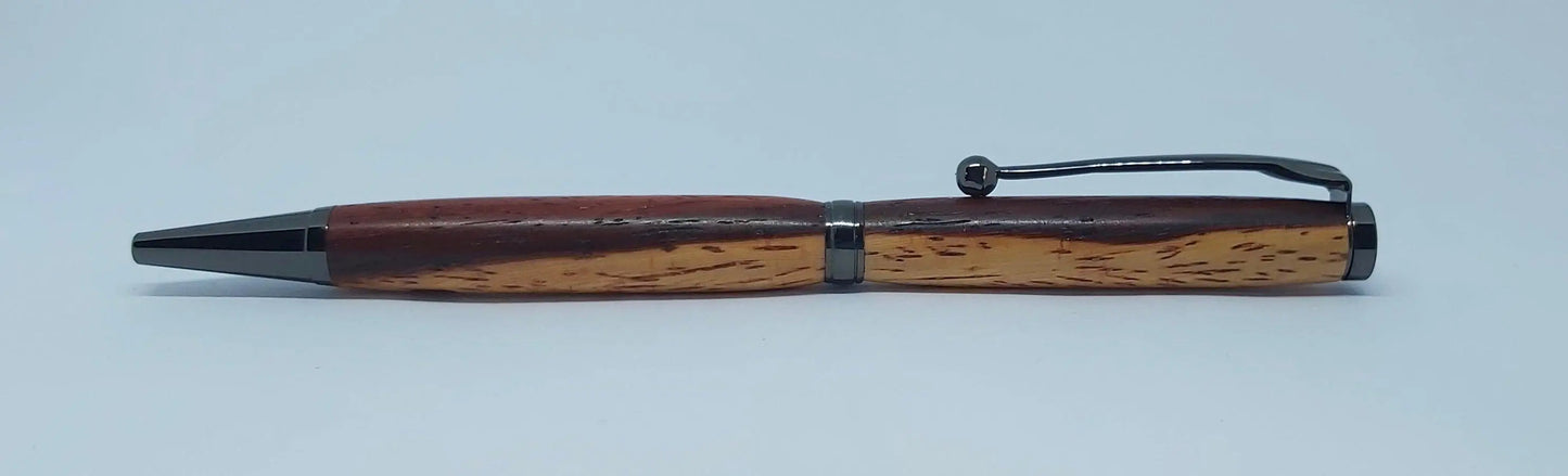 Ballpoint twist pen handmade in Cocobolo wood - 5th anniversary gift DevonPens