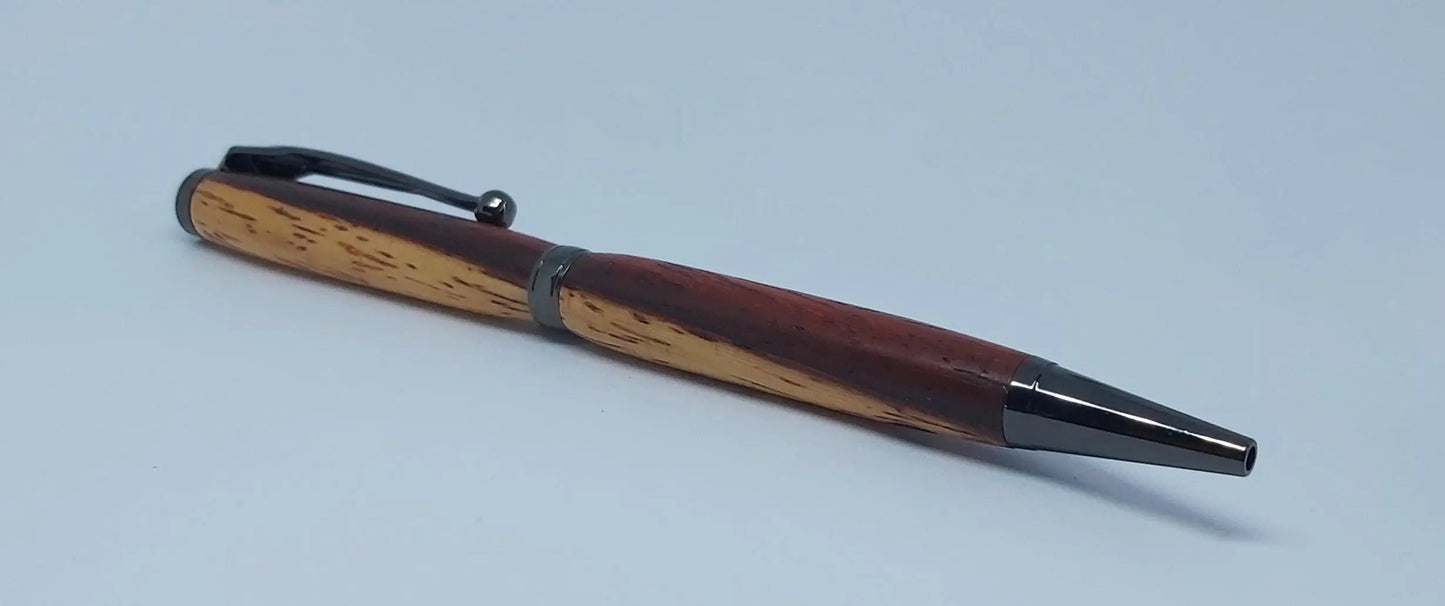 Ballpoint twist pen handmade in Cocobolo wood - 5th anniversary gift DevonPens