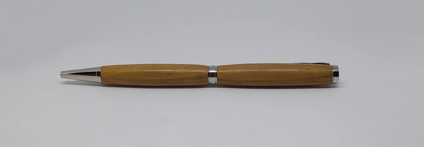 Ballpoint twist pen handmade with Shipwreck Teak from WW1 wreck SS Pegu sunk in 1917 DevonPens