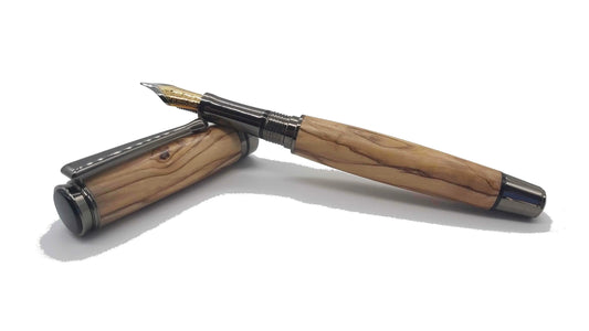 Bethlehem Olive wood Fountain pen DevonPens