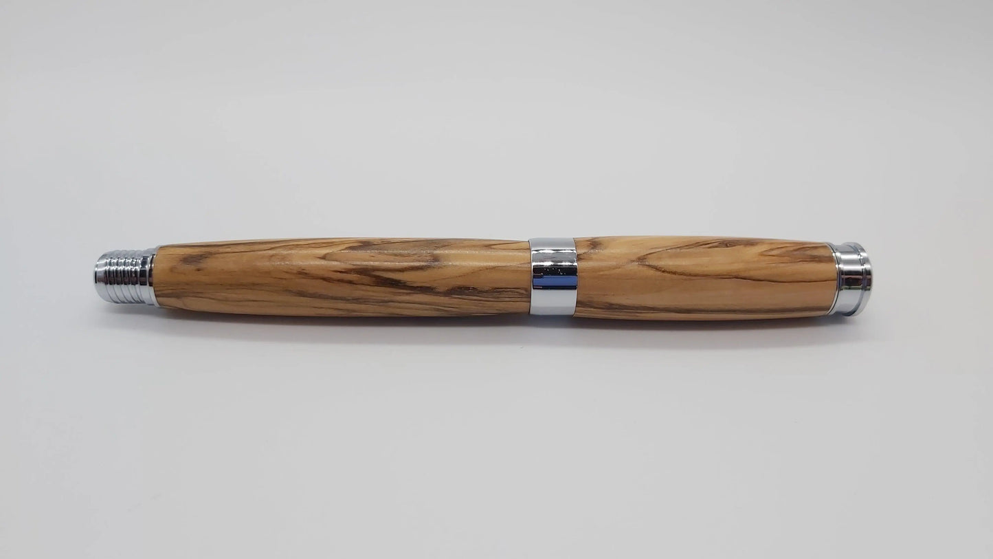 Bethlehem Olive wood Fountain pen. DevonPens