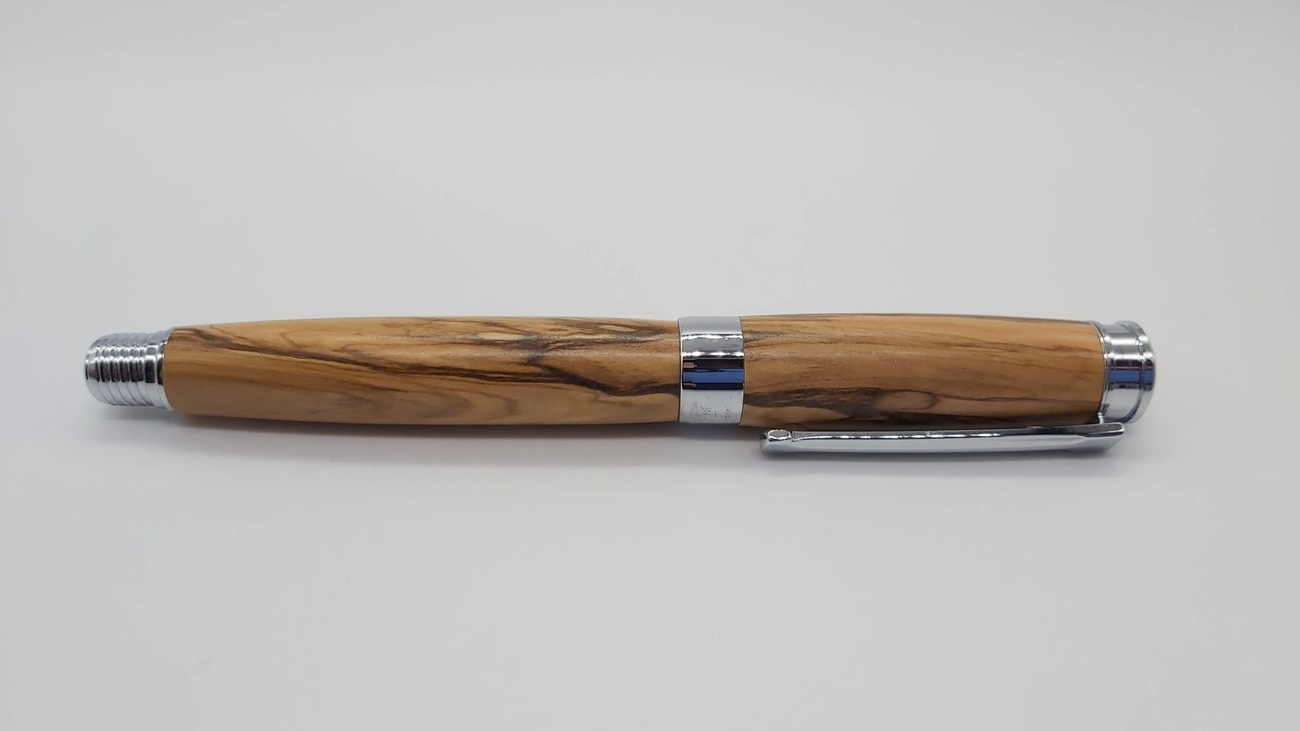 Bethlehem Olive wood Fountain pen. DevonPens