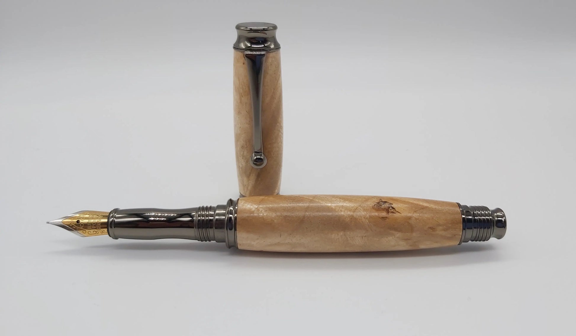 Birch burr Fountain pen DevonPens