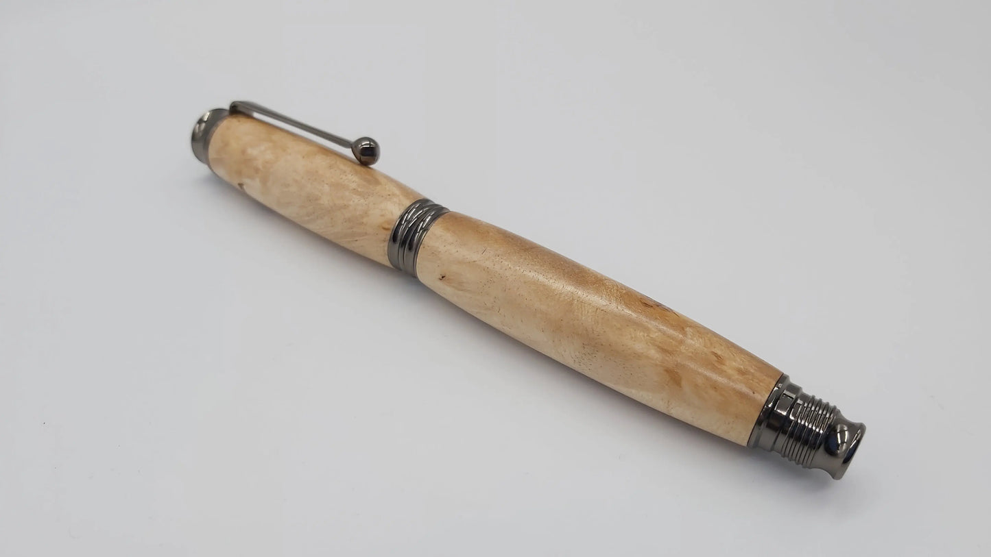 Birch burr Fountain pen DevonPens