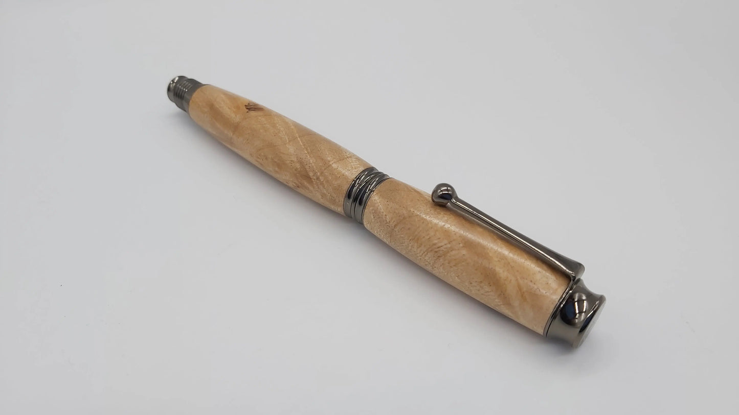 Birch burr Fountain pen DevonPens