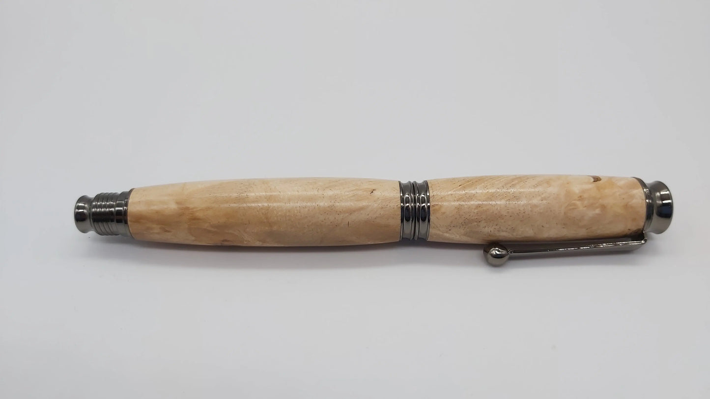 Birch burr Fountain pen DevonPens