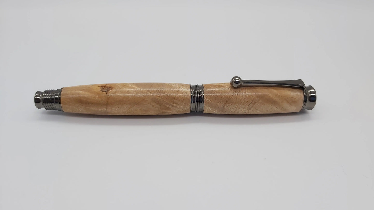 Birch burr Fountain pen DevonPens