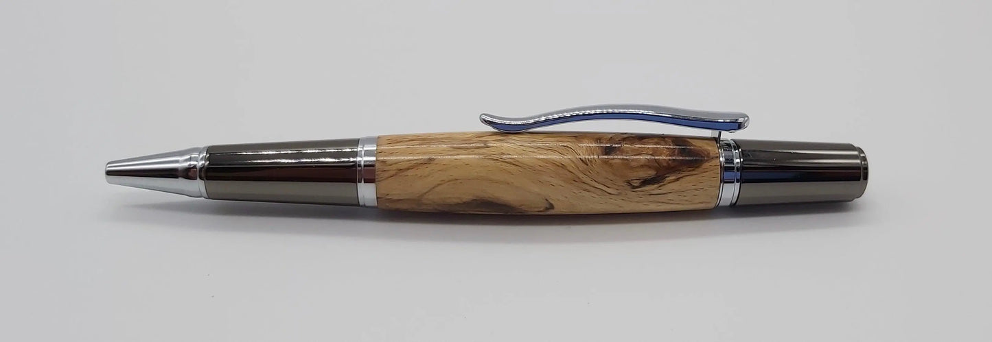 Buckland Abbey Spalted Cherry ballpoint pen DevonPens