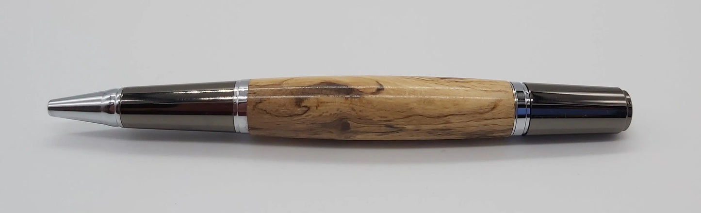 Buckland Abbey Spalted Cherry ballpoint pen DevonPens