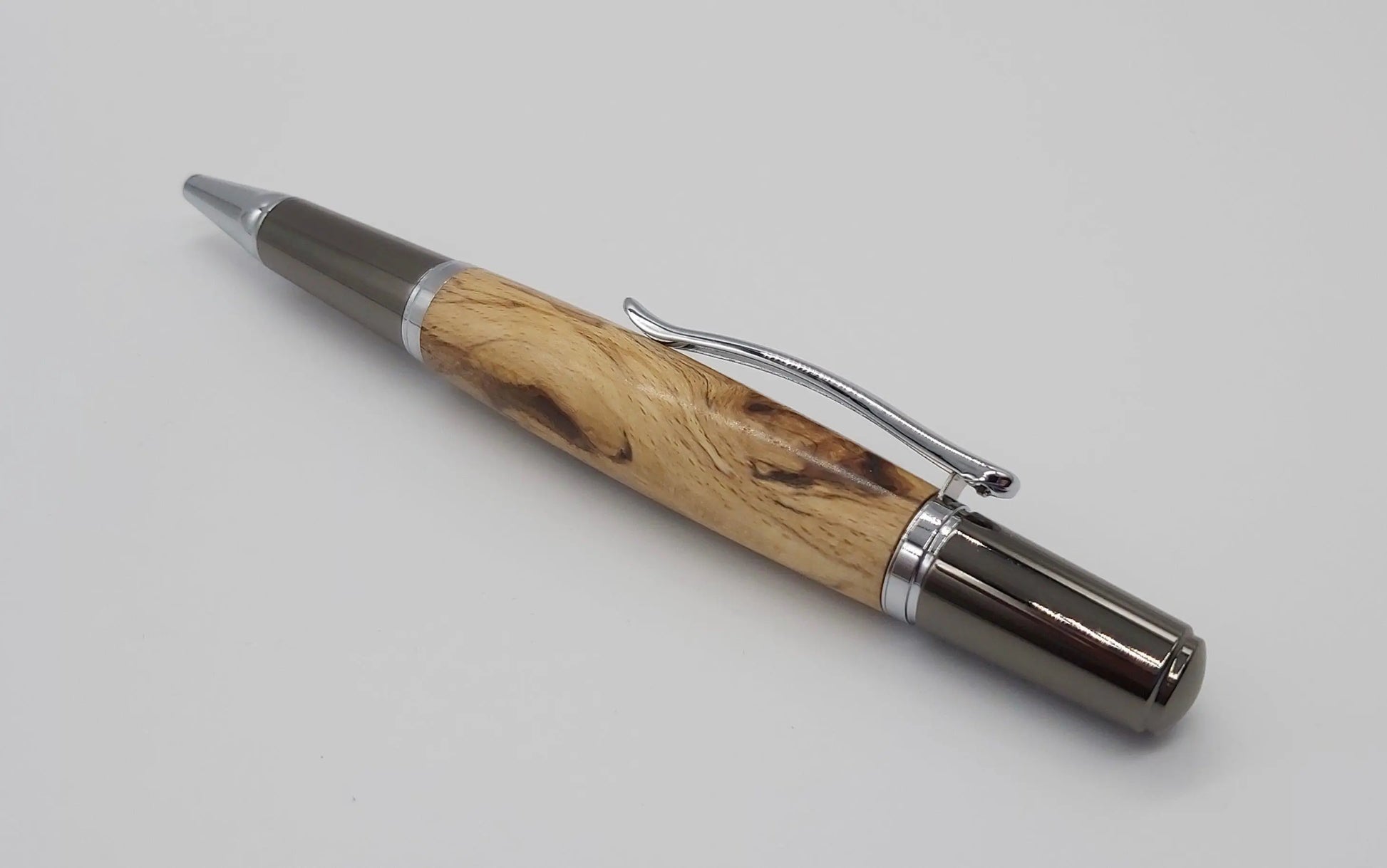 Buckland Abbey Spalted Cherry ballpoint pen DevonPens