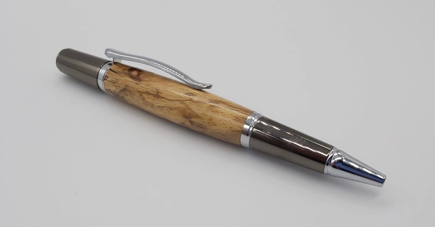 Buckland Abbey Spalted Cherry ballpoint pen DevonPens