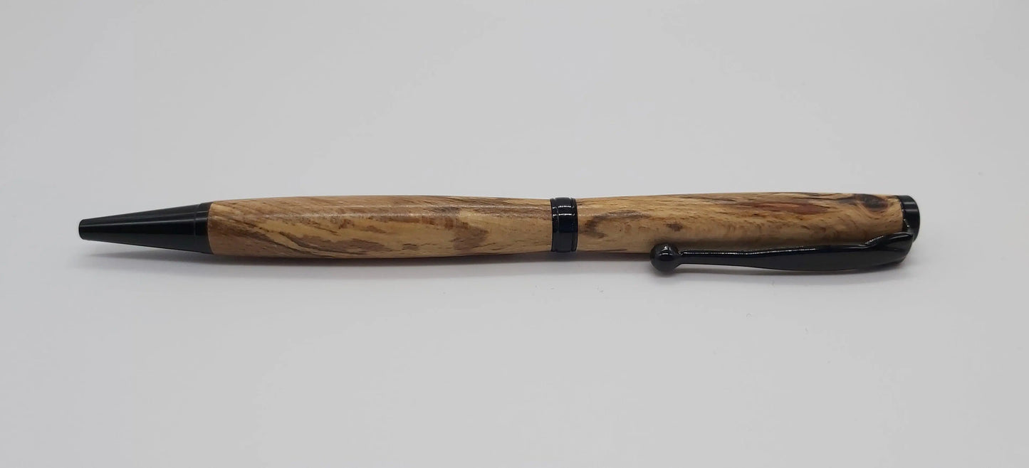 Buckland Abbey spalted cherry ballpoint pen DevonPens