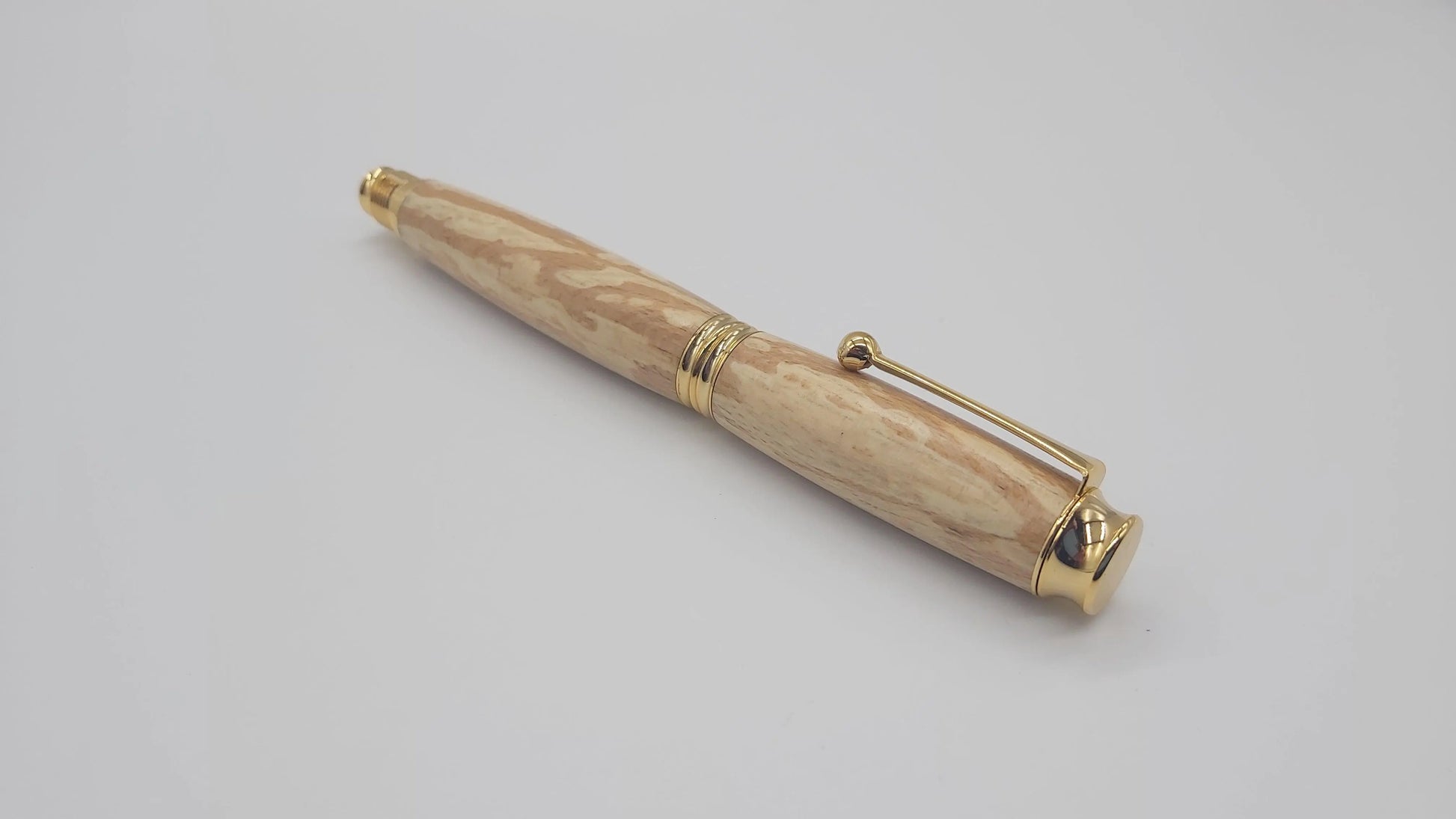 Cotehele House spalted beech -  Fountain pen. DevonPens