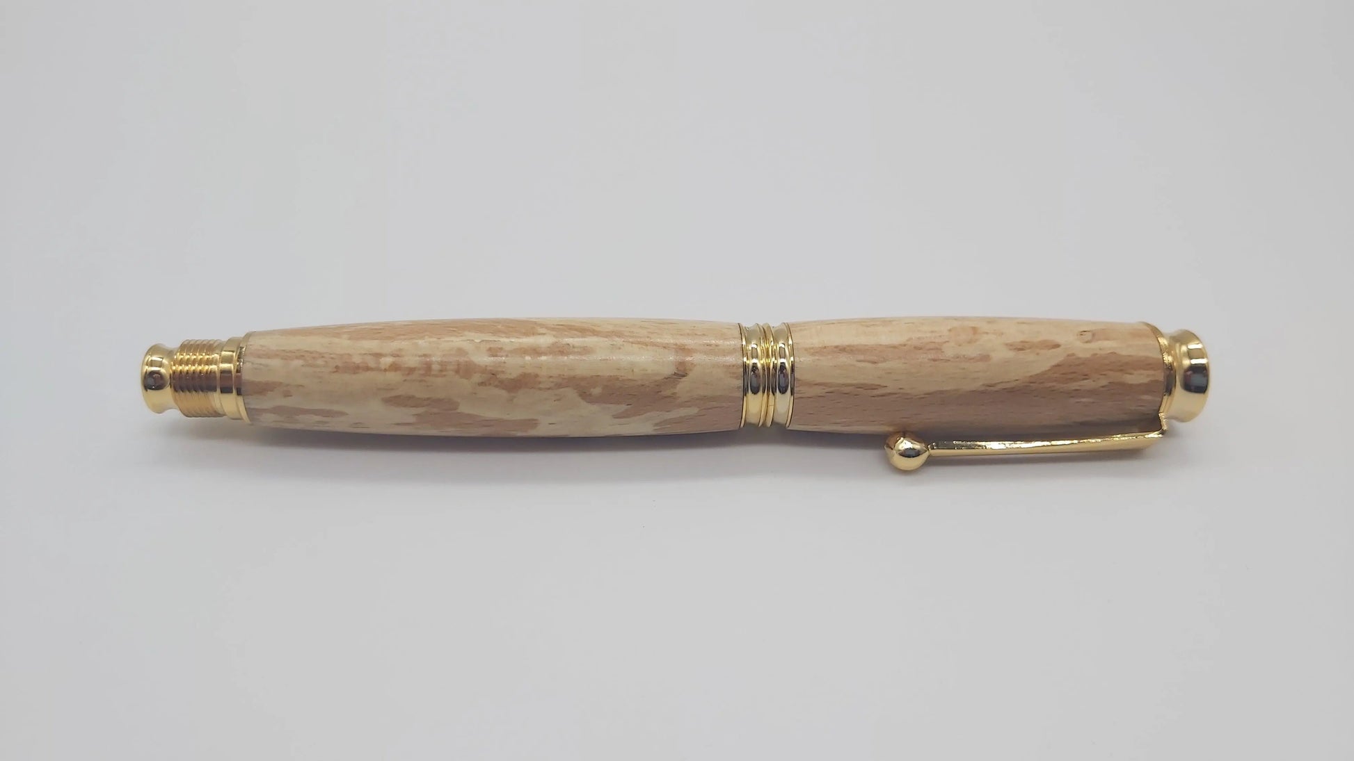 Cotehele House spalted beech -  Fountain pen. DevonPens