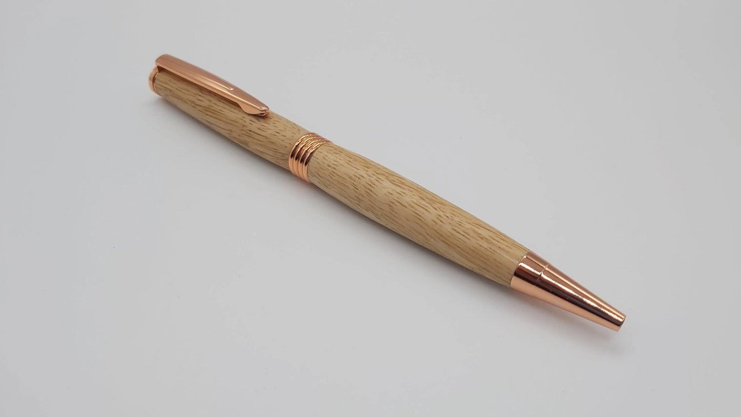 Cotehele Oak ballpoint twist pen DevonPens