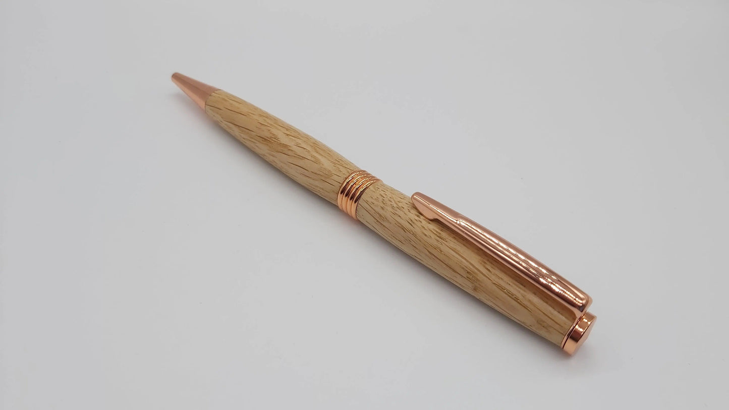 Cotehele Oak ballpoint twist pen DevonPens