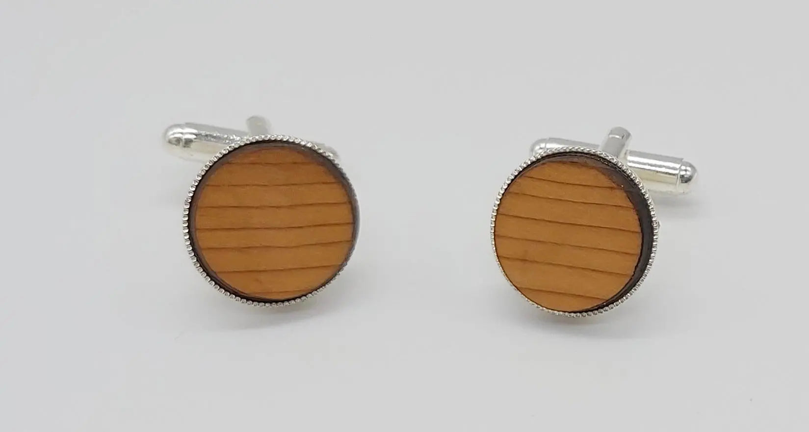 Dartmoor Yew cufflinks DevonPens