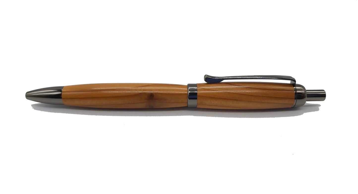 Dartmoor ballpoint click pen handmade in Elm DevonPens