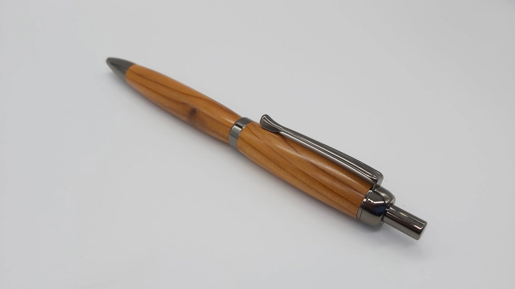 Dartmoor ballpoint click pen handmade in Elm DevonPens