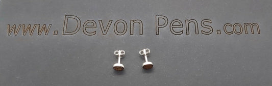 Earrings - sterling Silver earrings with Oak from HMS Victory DevonPens