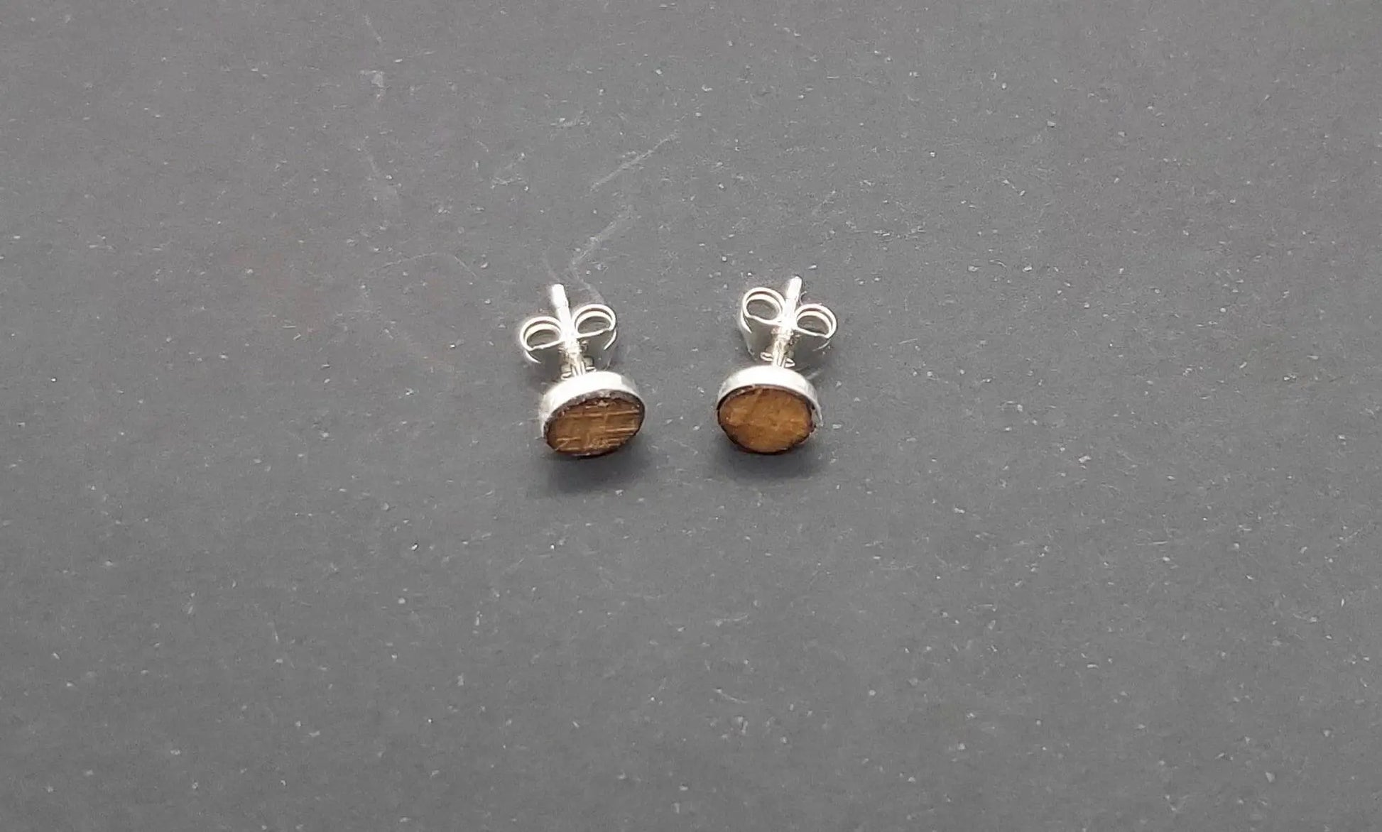 Earrings - sterling Silver earrings with Oak from HMS Victory DevonPens