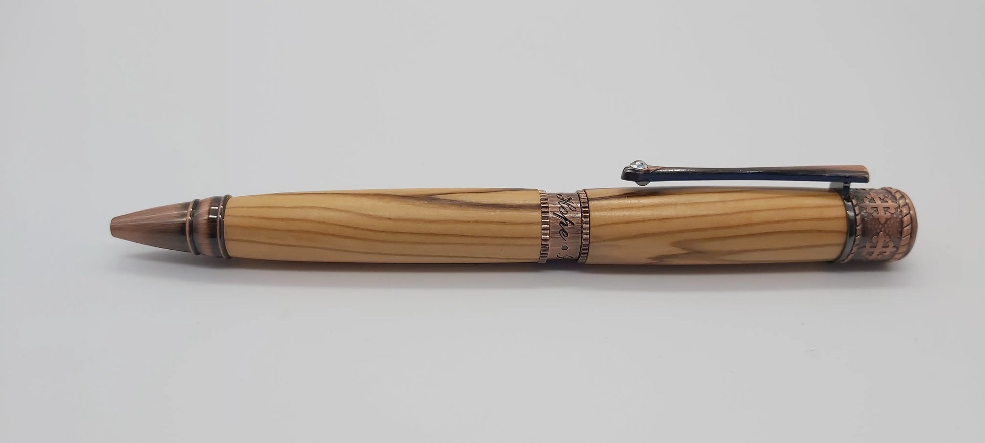 "Faith, Hope, Love" Ballpoint pen in Bethlehem Olive wood DevonPens