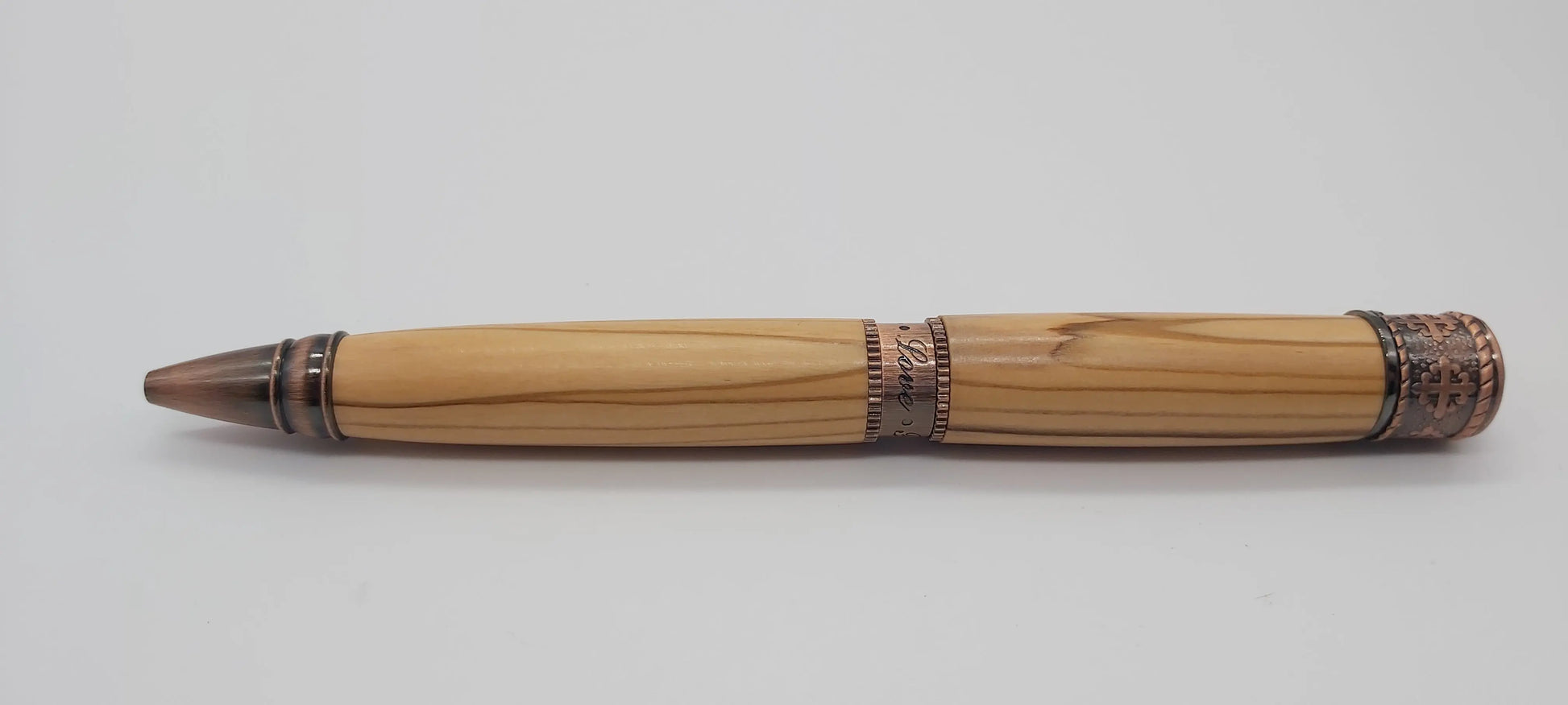 "Faith, Hope, Love" Ballpoint pen in Bethlehem Olive wood DevonPens