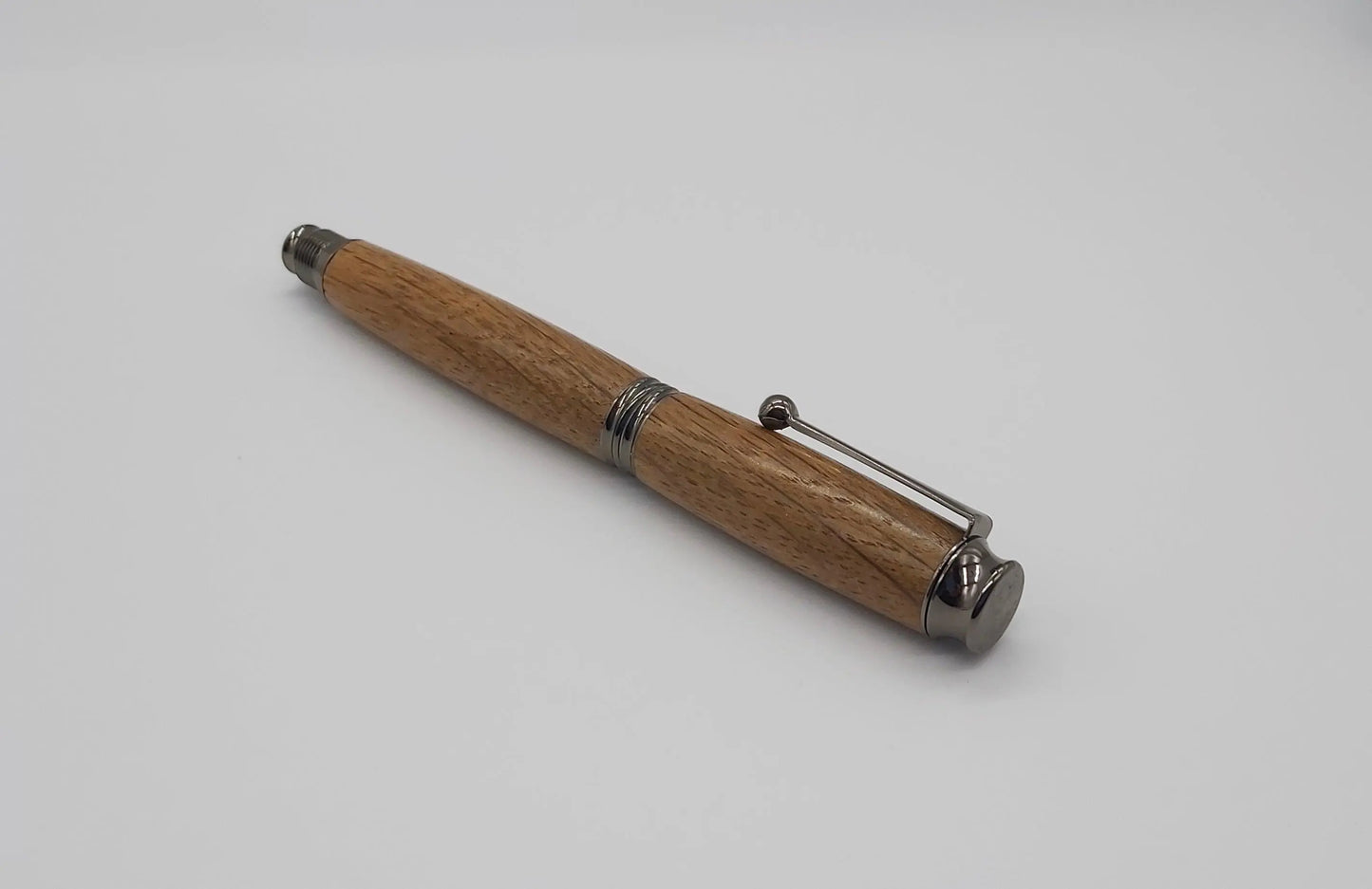 Fountain pen in Oak from National trust property Lanhydrock DevonPens