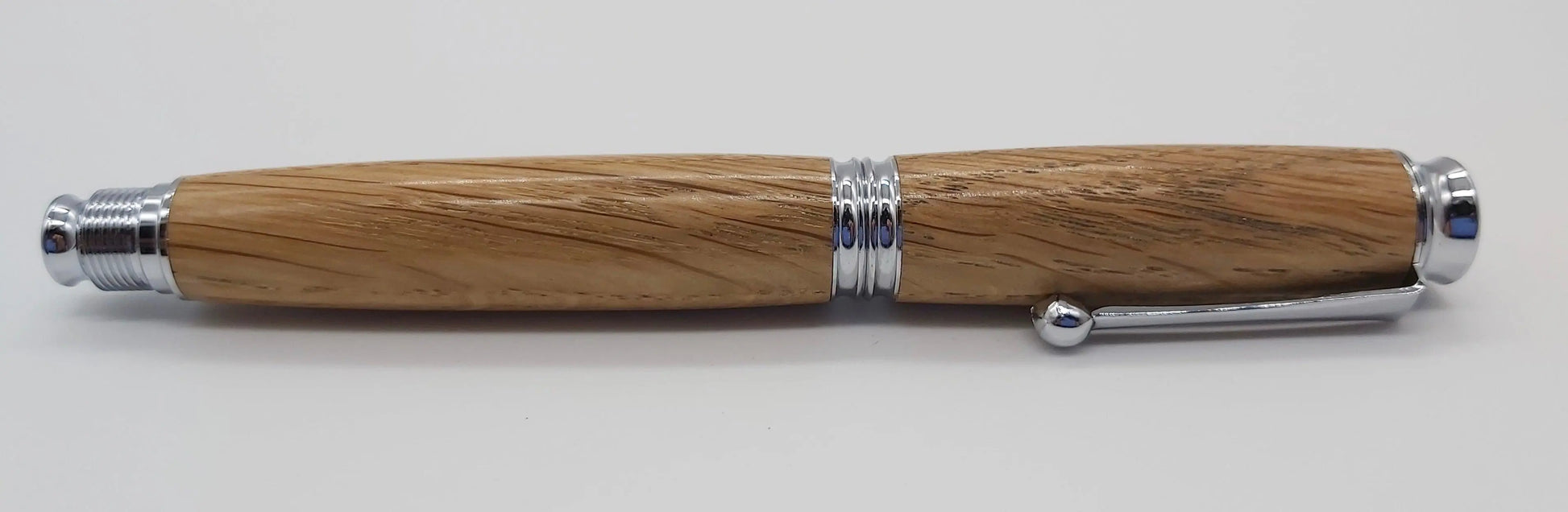 Fountain pen in Oak from Saltram House Plymouth DevonPens