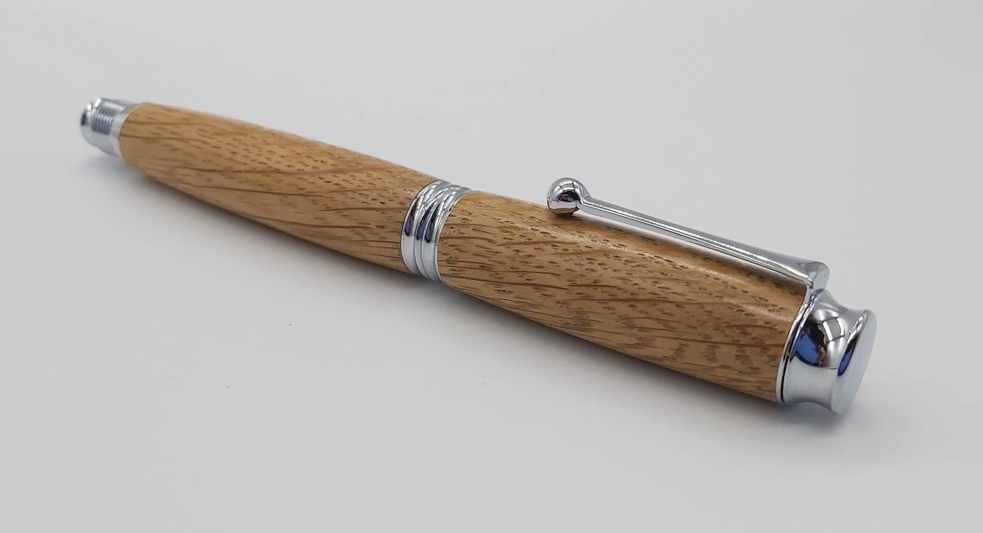 Fountain pen in Oak from Saltram House Plymouth DevonPens