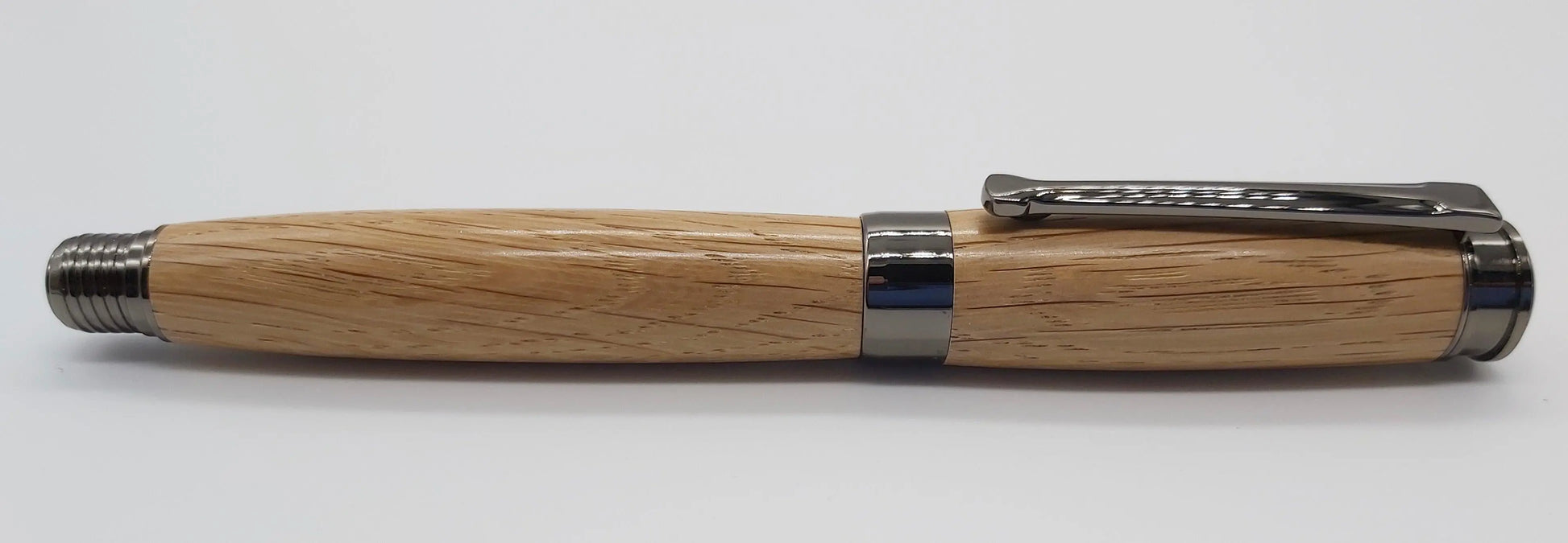 Fountain pen in Oak from Saltram House Plymouth DevonPens