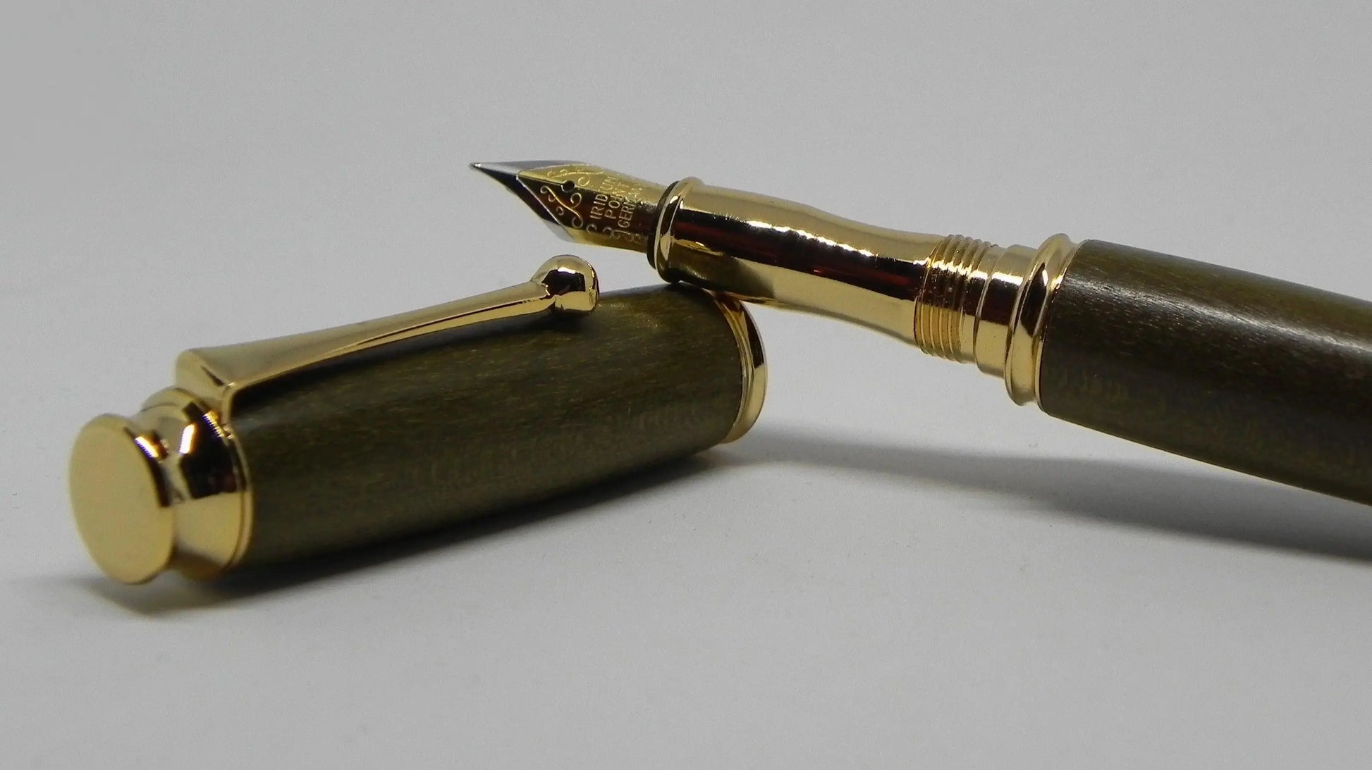 Fountain pen in Tulip wood from Saltram House Plymouth DevonPens