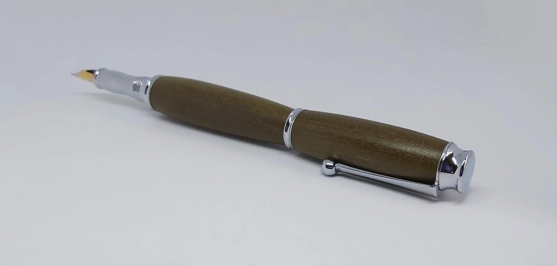 Fountain pen in Tulip wood from Saltram House Plymouth DevonPens