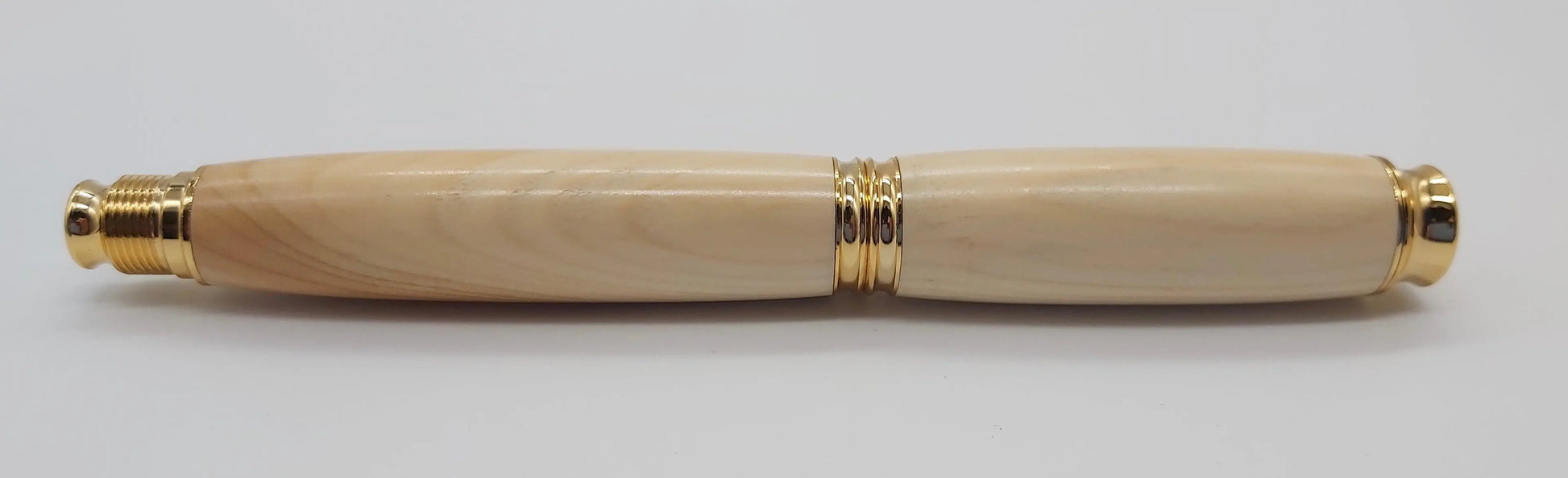 Fountain pen in Yew from National trust property Stourhead DevonPens