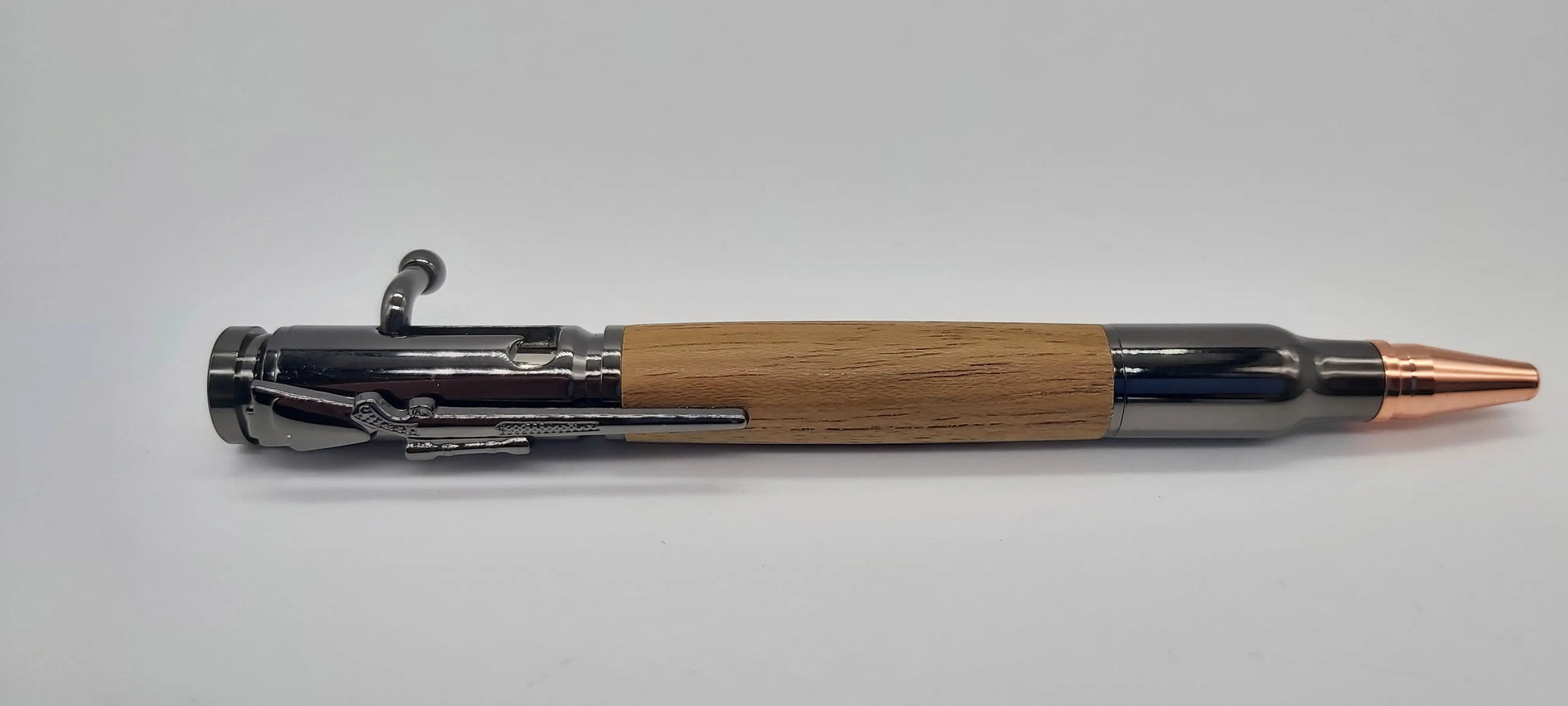 HMS Britannia Teak - lock 'n' load ballpoint pen DevonPens