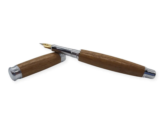 HMS Britannia Teak Fountain pen - Graduation gift idea DevonPens