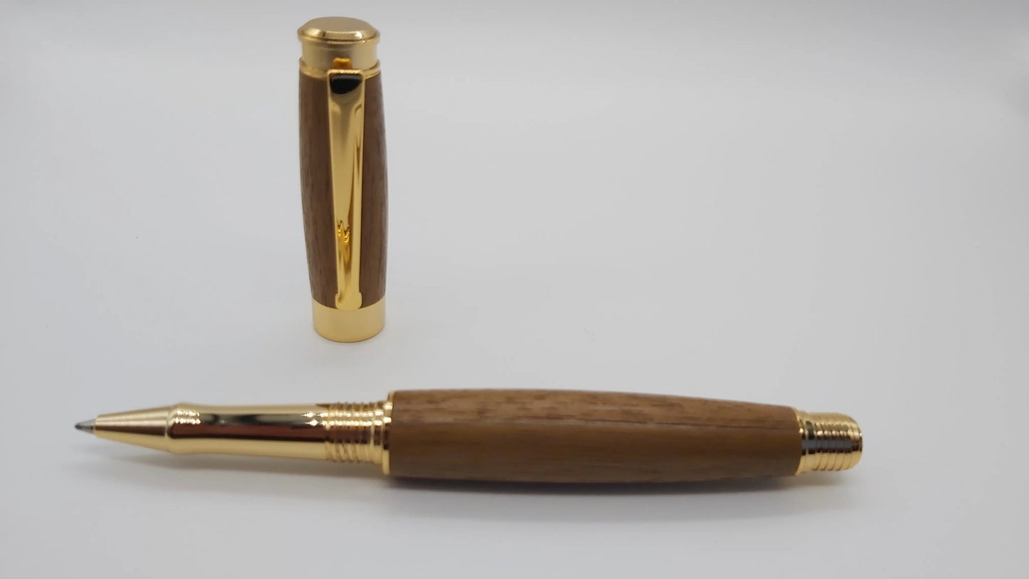 HMS Britannia Teak Rollerball pen DevonPens