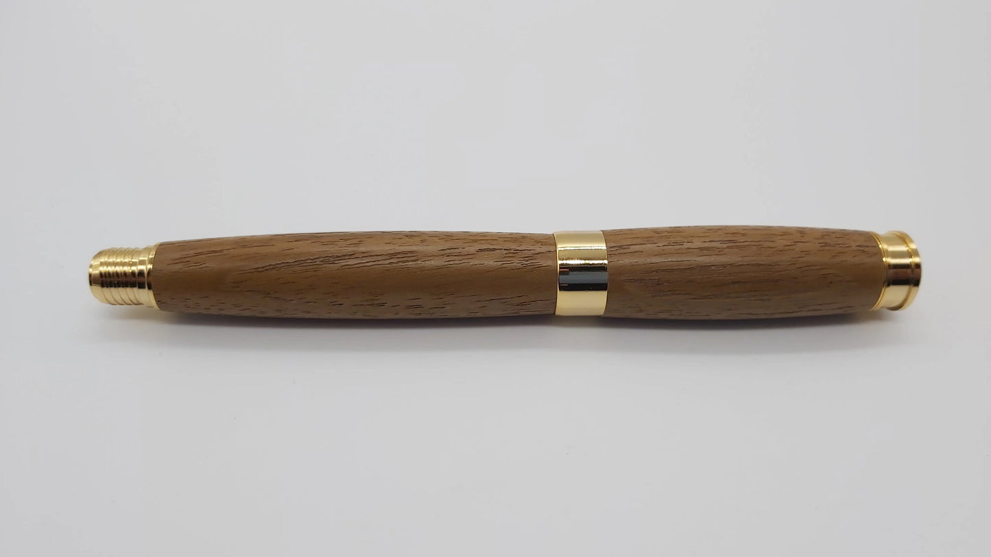 HMS Britannia Teak Rollerball pen DevonPens