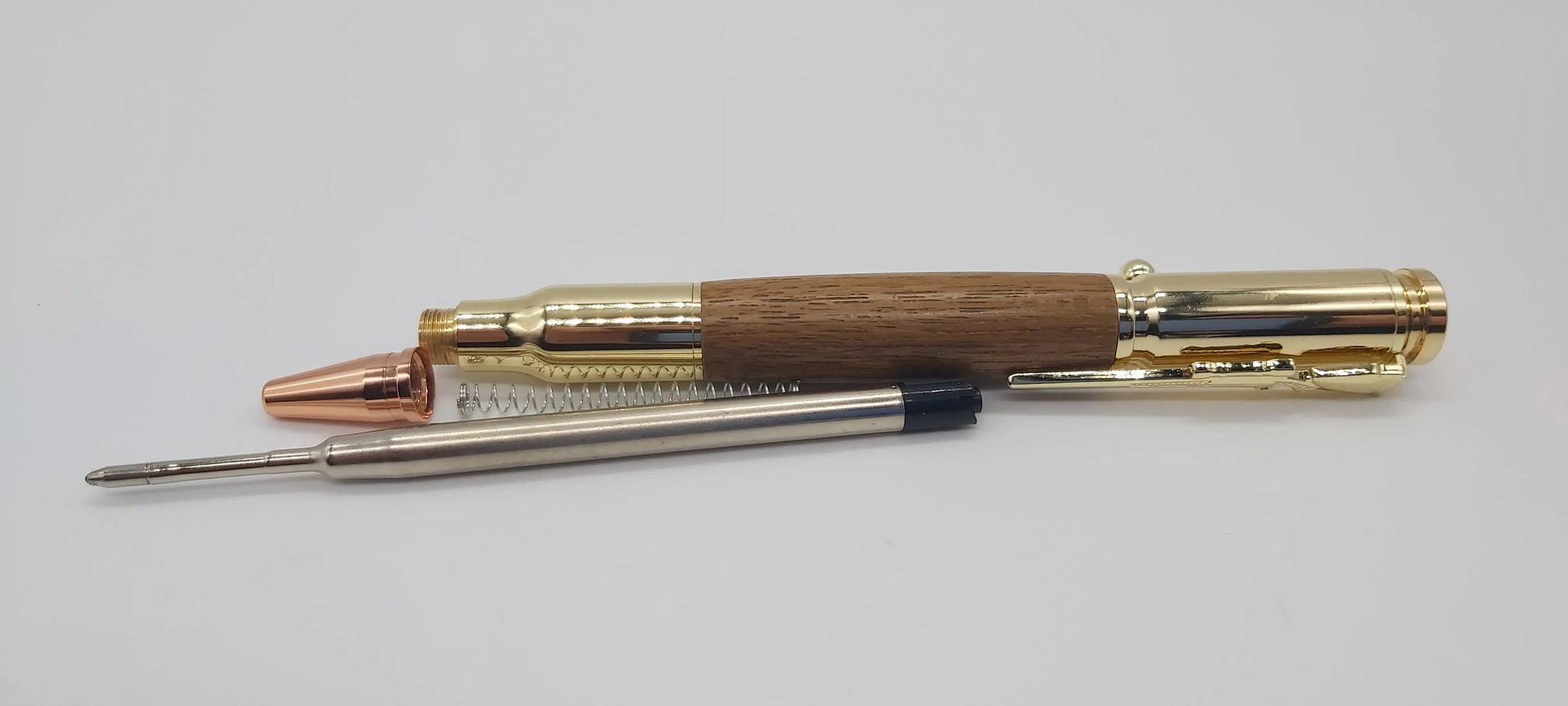 HMS Hermes Teak - Lock n load ballpoint pen DevonPens