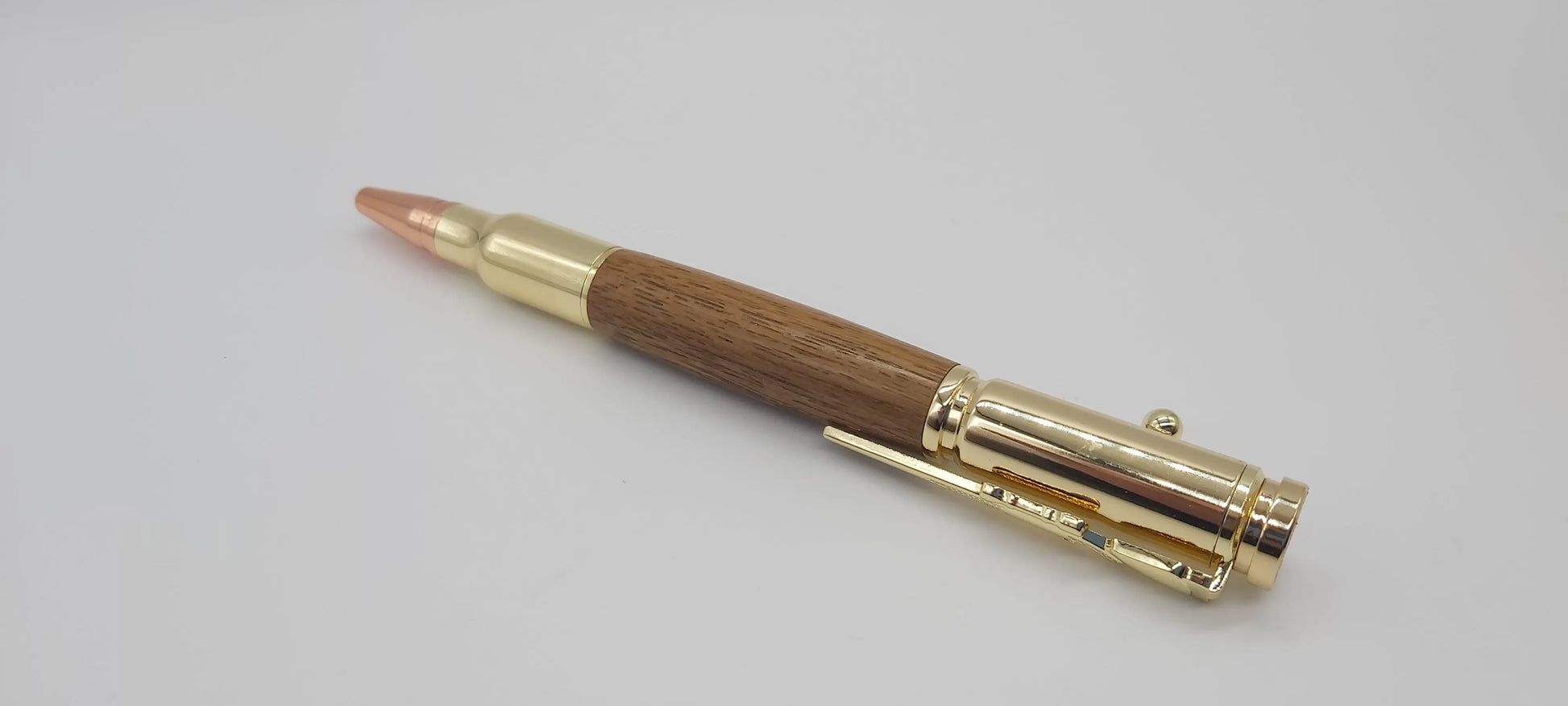 HMS Hermes Teak - Lock n load ballpoint pen DevonPens