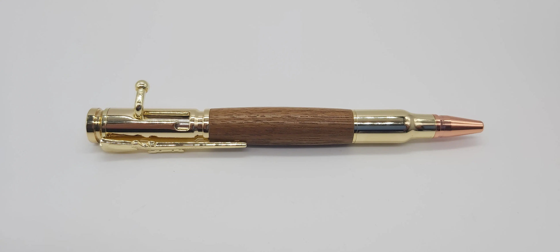 HMS Hermes Teak - Lock n load ballpoint pen DevonPens